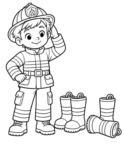 Boots Go Clomp Count the boots, then color each big clomper.