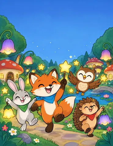 Cover of The Gigglewood Magic Parade, a kids' coloring book by John McNeill