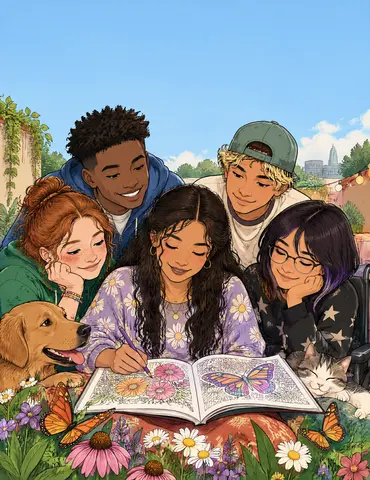 Cover of Color What You Feel, an adult coloring book by Ivy