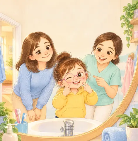 Cover of Przygody Anielki. Anielka i odważny uśmiech, picture book by Mommy Hygienist