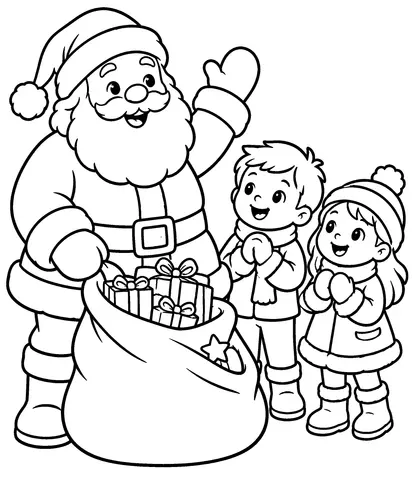 Bienvenue, Père Noël Quelles couleurs choisiras-tu pour accueillir le Père Noël ?