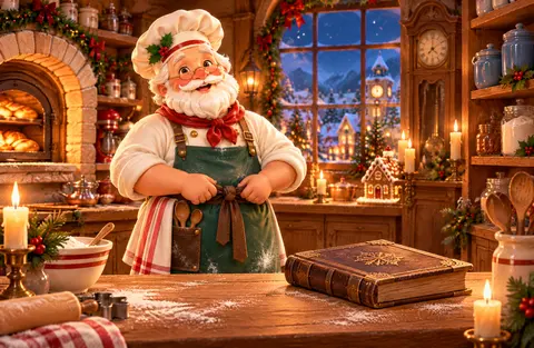 Inside, Master Baker Barnaby tied his flour-dusted apron. The air inside the bakery didn’t just smell like vanilla and…