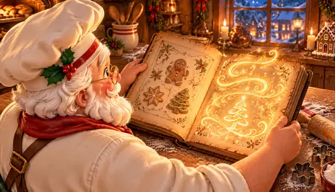 Barnaby flipped past the recipes for peppermint bark and chocolate snowballs until he reached the very last page. Shhhf…