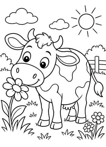 Page 11 of My First Cute Animal Coloring Book