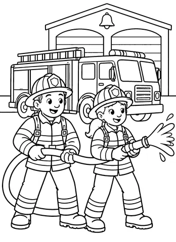 Page 7 of When I Grow Up: Careers to Color