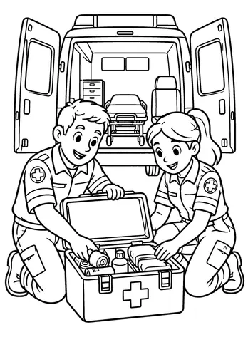 Page 11 of When I Grow Up: Careers to Color