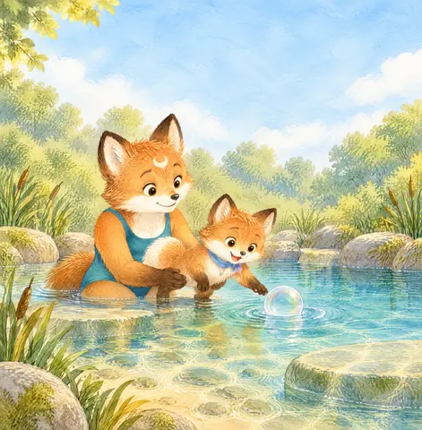 Cover of Oliver's Brave Little Bubble, a picture book by Little Paws Press