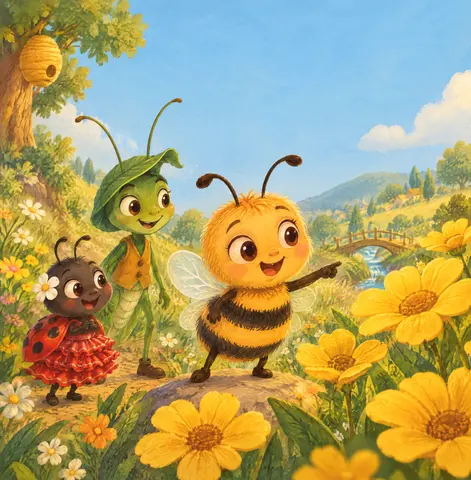 Cover of Miel la Abejita Valiente, picture book by Aiora Guillot