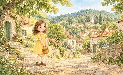 Dans un jolie petit village au bord de la forêt vivait une petit fille nommée Iris dont le coeur était si grand quelle…