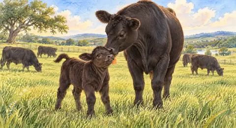 “Good morning, Mama! The day has begun! I wonder what adventures will come with the sun!” Mama smiled and gave him a nudge…
