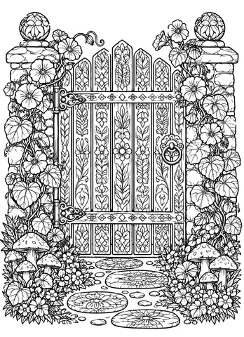 Page 7 of The Cottage Garden in Ink