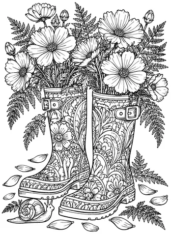 Page 9 of The Cottage Garden in Ink