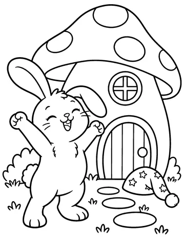 Page 9 of Magical forest friends coloring book