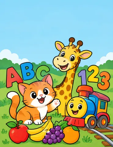 Cover of Mi Mundo para Colorear, kids' coloring book by Pequeños exploradores