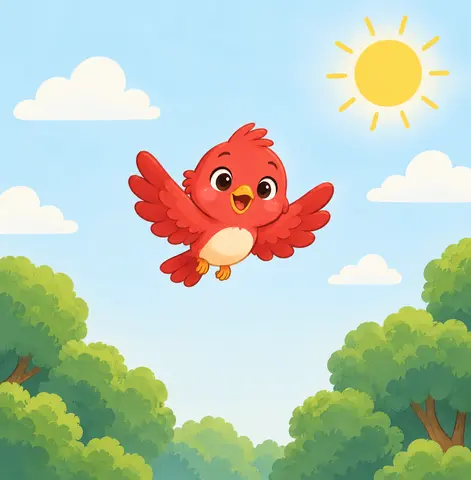 Hello, red bird!
