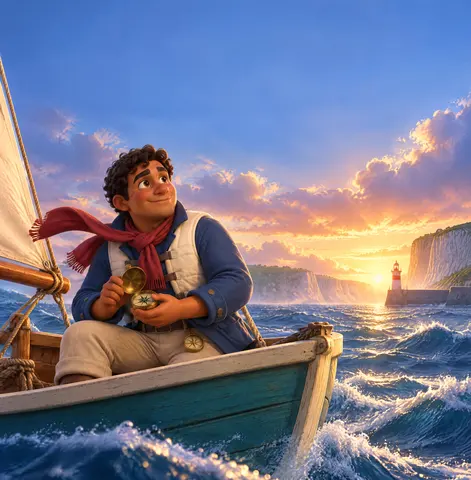 Cover of The Sailor Who Followed the Stars, picture book by Temitope green
