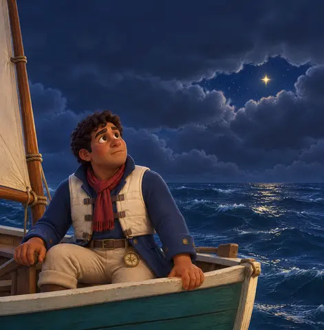 But clouds slid over the last star.
