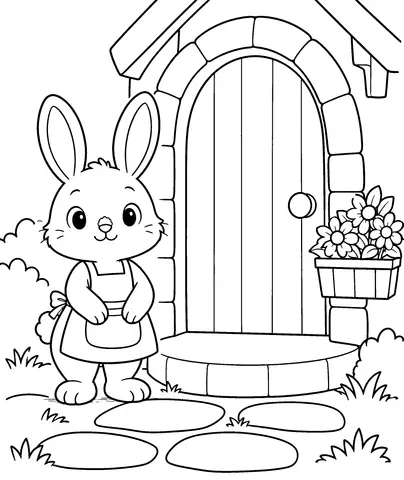 Dottie's Round Door What colors will you give Dottie's cozy home?