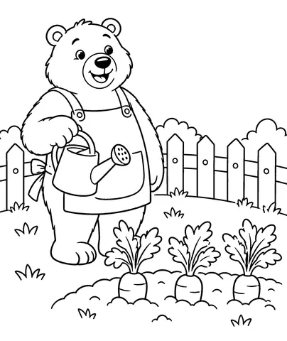 Otto's Garden Patch Can you find three carrots, then color Otto's garden?
