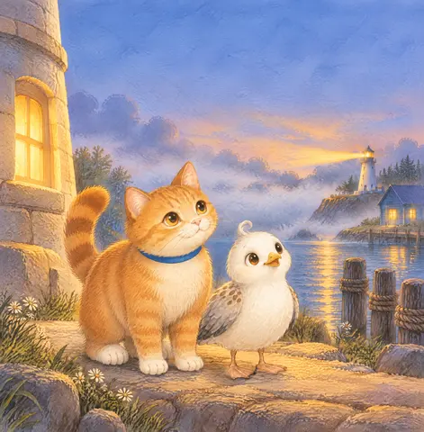 Cover of Biscuit and the Blinking Way Home, picture book by kdpbook Studio