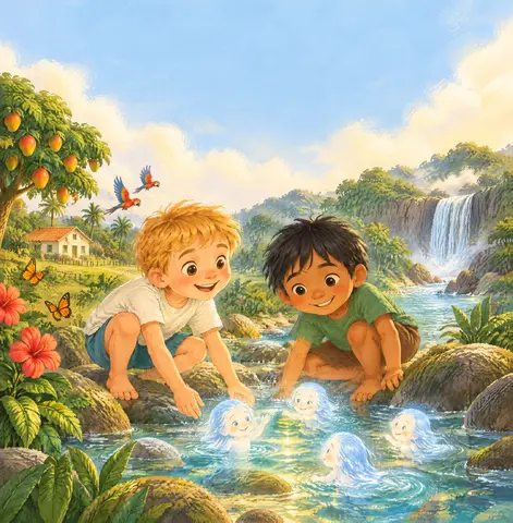 Cover of O ANJINHO LOIRO, a picture book by Ma Deva Pyari