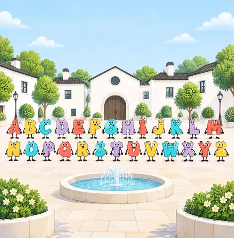 Each letter had agreed a long time ago they would stay in a bunch, in the correct order.