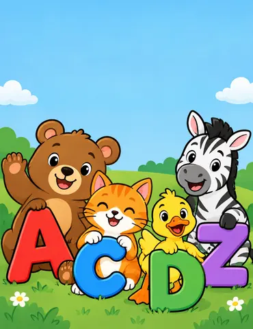 Cover of Color the Alphabet, a kids' coloring book by Carlos Garcia
