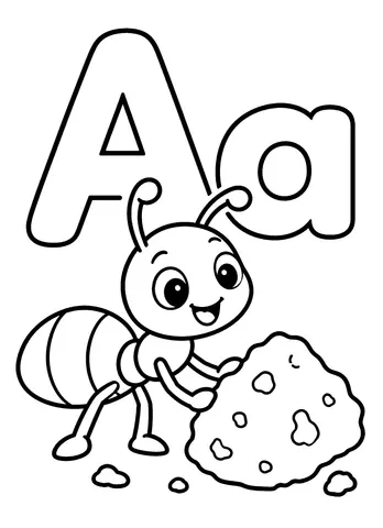 Page 6 of Color the Alphabet