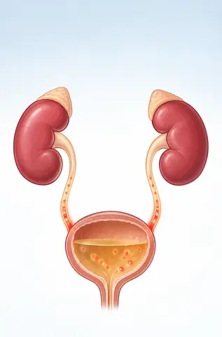 Cover of Infections urinaires, a non-fiction guide by Anne-Hélène QUERARD