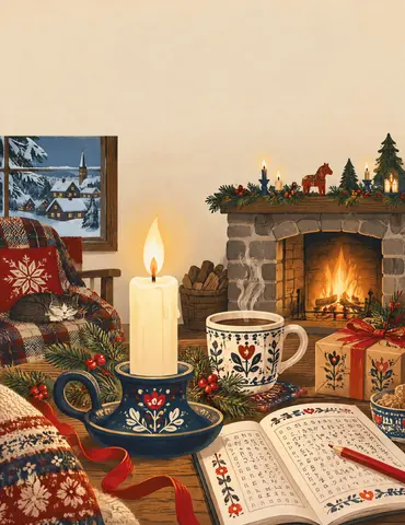 Cover of Christmas by Candlelight, a word search book by Mercy A. Collins