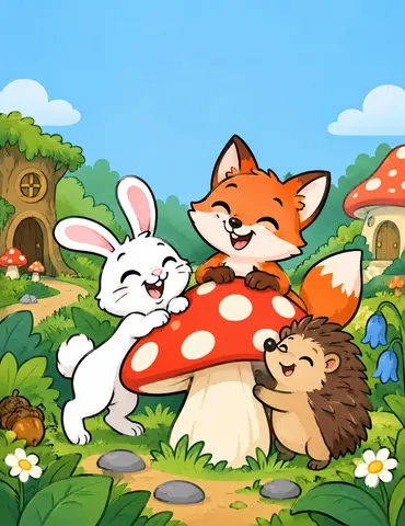 Cover of Silly Sprouts of the Magic Woods, kids' coloring book by Tamia Daniels