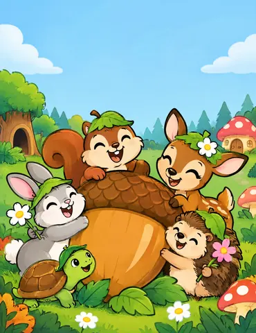 Cover of The Forest’s Fuzziest Friends, kids' coloring book by Little Bloom Studio