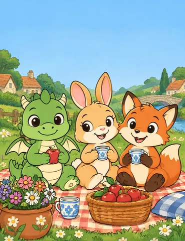 Cover of The Little Dragon's Days Out, adult coloring book by SupercoolD