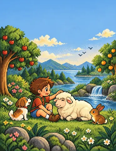 Cover of In the Beginning: God Created Everything, a kids' activity book by Gerry Jacoba