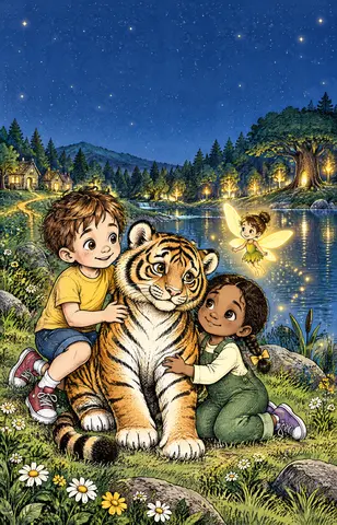 Cover of Léo et Maya au Cœur de la Forêt Mystérieuse, an early chapter book by Fab C