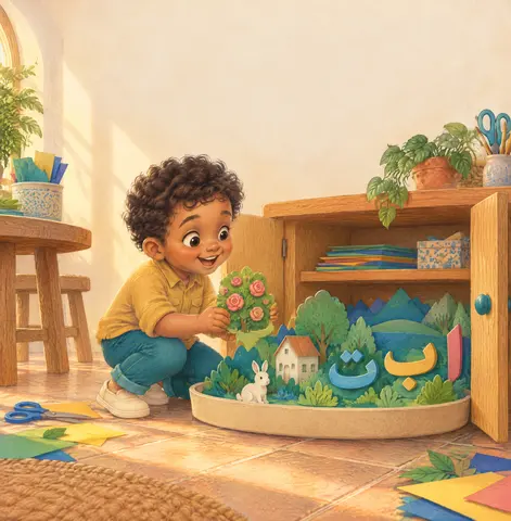 Cover of A World of Arabic, picture book by Aneesa Rahman