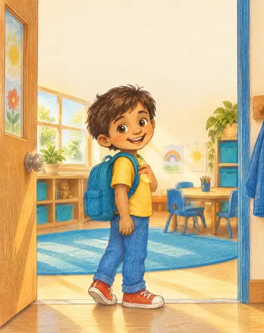 Cover of I’M READY FOR KINDERGARTEN!, an illustrated storybook by Tori Brooke