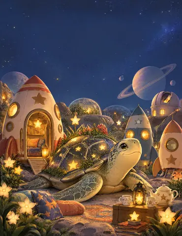 Cover of Starlight and Rocket Gardens, adult coloring book by Flavia Elena