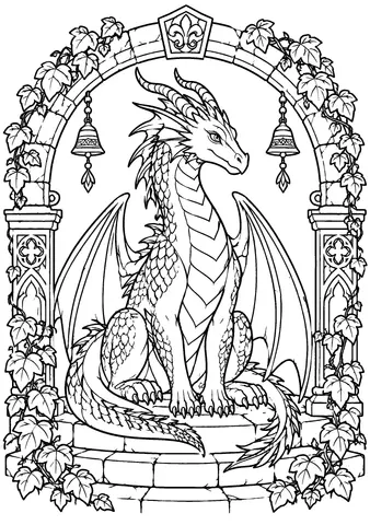Page 11 of 100 Tattoos: Tattoo Coloring Book for Adults with Incredible Designs of Animals, Dragons, Flowers, Fantasy, Skulls, and More!