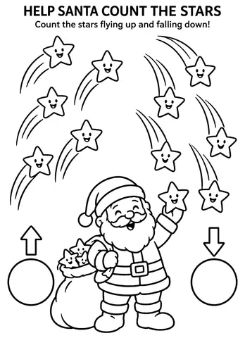 Page 6 of Easy Christmas Pictures, Fun Counting Games and Simple Matching Activities for Toddlers Ages 2–4