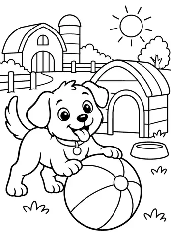 Page 9 of Livre de Coloriage des Animaux de la Ferme pour Enfants : 30 Dessins Amusants et Faciles à Colorier