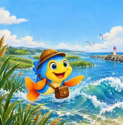 Cover of Dani and the Long River, picture book by Mary B