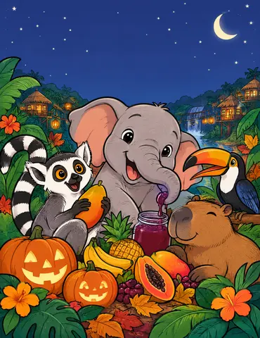 Cover of Jammy jungle, adult coloring book by LBBookies