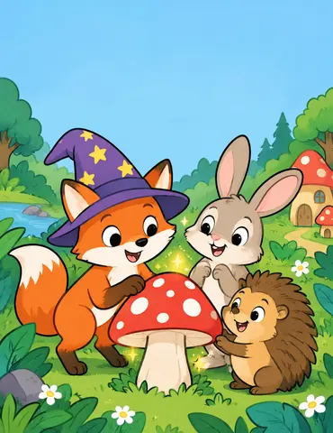 Cover of Abracadabra, les Bêtes du Bois !, kids' coloring book by Orlandine Jly