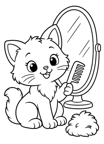 Page 11 of Cute Animal Coloring Book