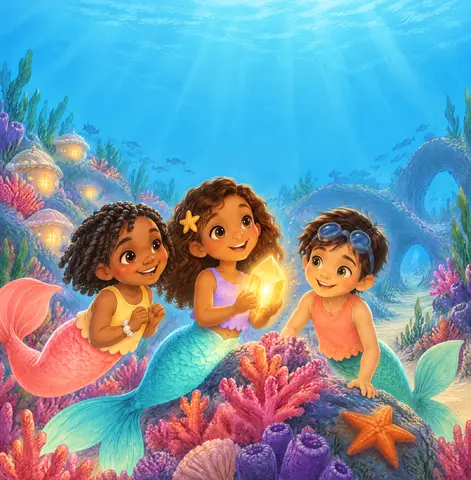 Cover of Marina and the Crystal of Courage, picture book by Juliana Rose