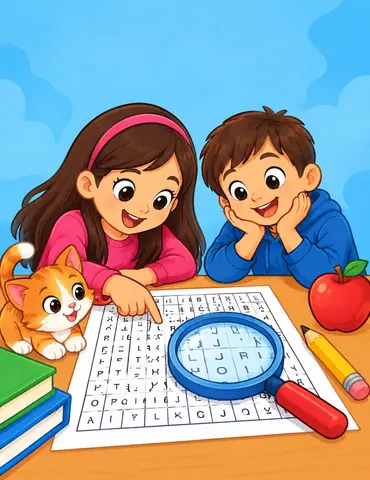 Cover of Word Search for kids, word search book by SSIK
