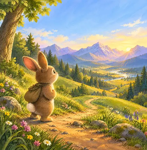 He wanted to discover what lay beyond the mountains.