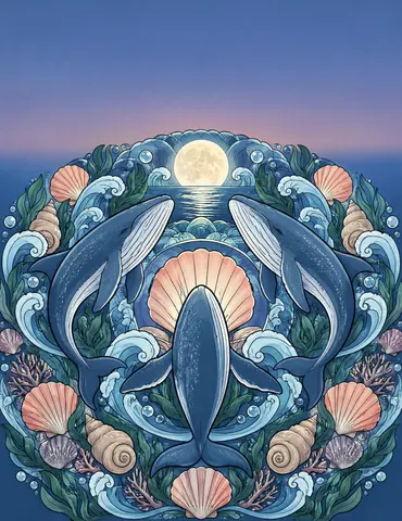 Cover of Tides in Circles, adult coloring book by Shyamkumar Chauhan
