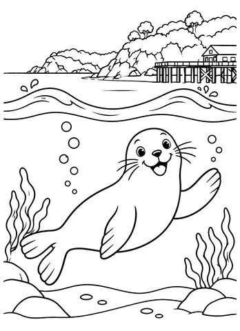 Page 7 of Color Your Way Around Tathra